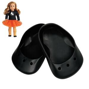 American Girl Halloween Shoes Spooky Fun Outfit Accessories Black Rubber New